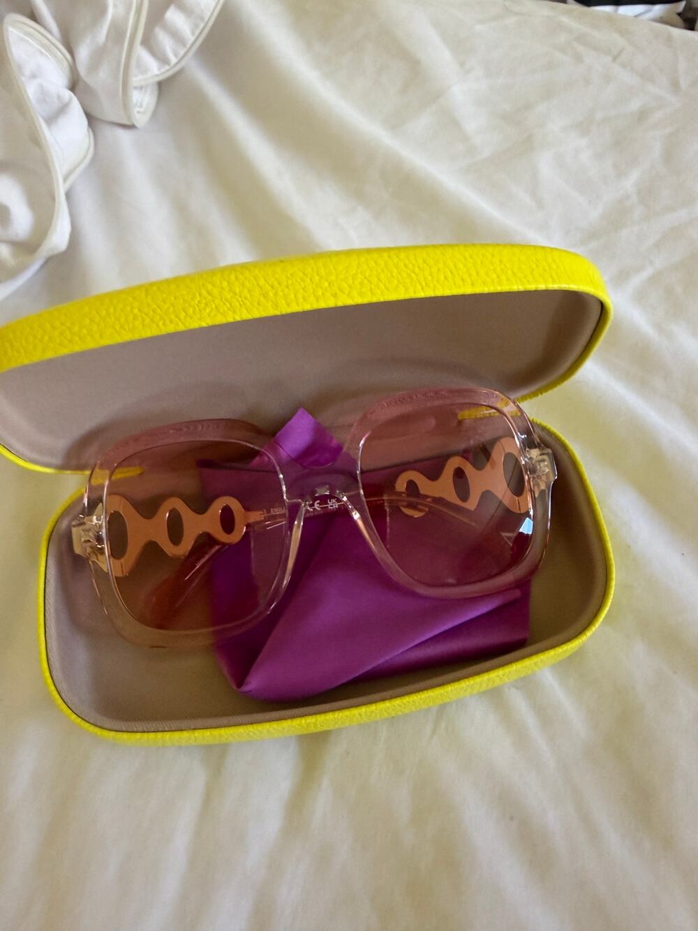 Emilio Pucci Oversized Semi-Rimless Sunglasses